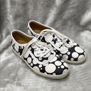 Hotter Monochrome Polka Dot Shoes